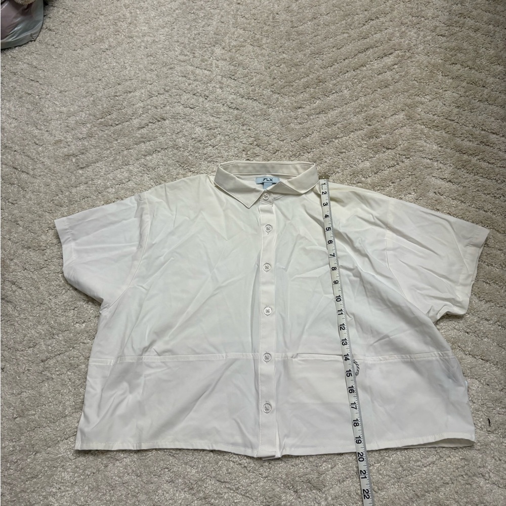 Women’s FLX athletic collared top - Picture 7 of 8